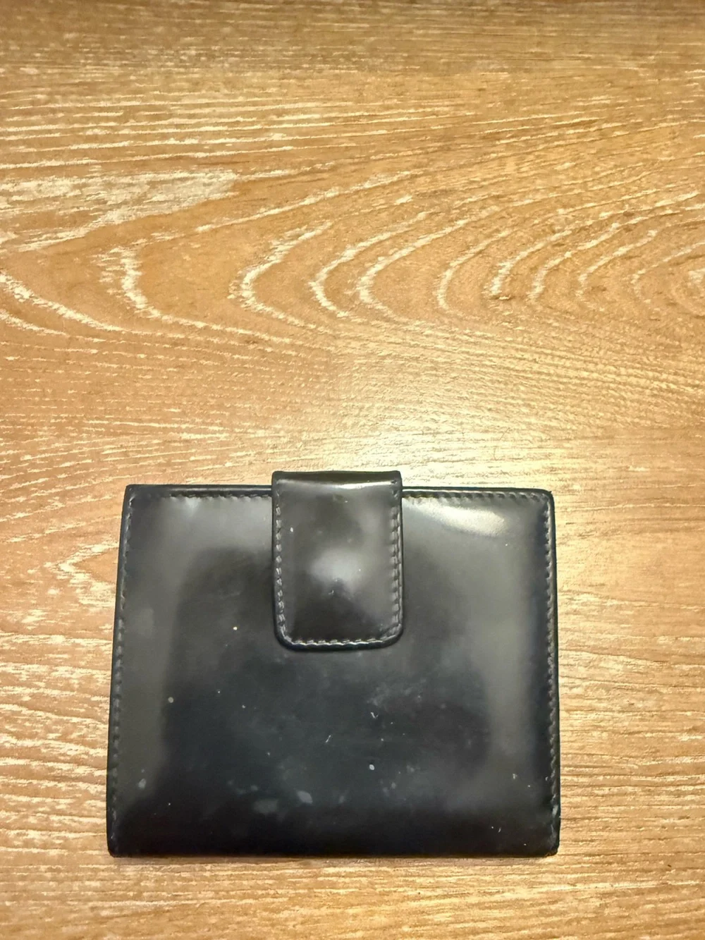 Gucci Black Leather Horsebit Card & Key Holder